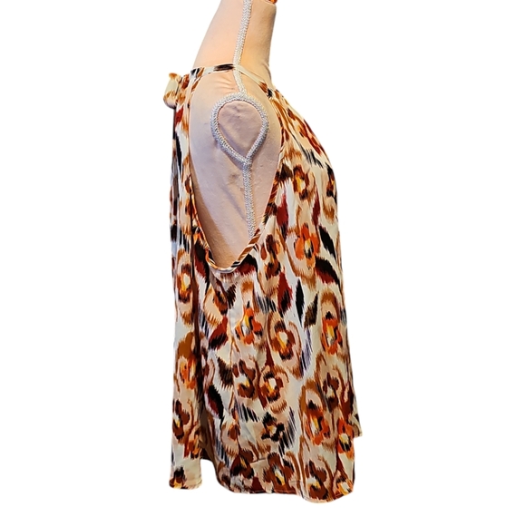 SHEIN Clasi Plus Allover Print Halter Neck Blouse 4X - Picture 6 of 10